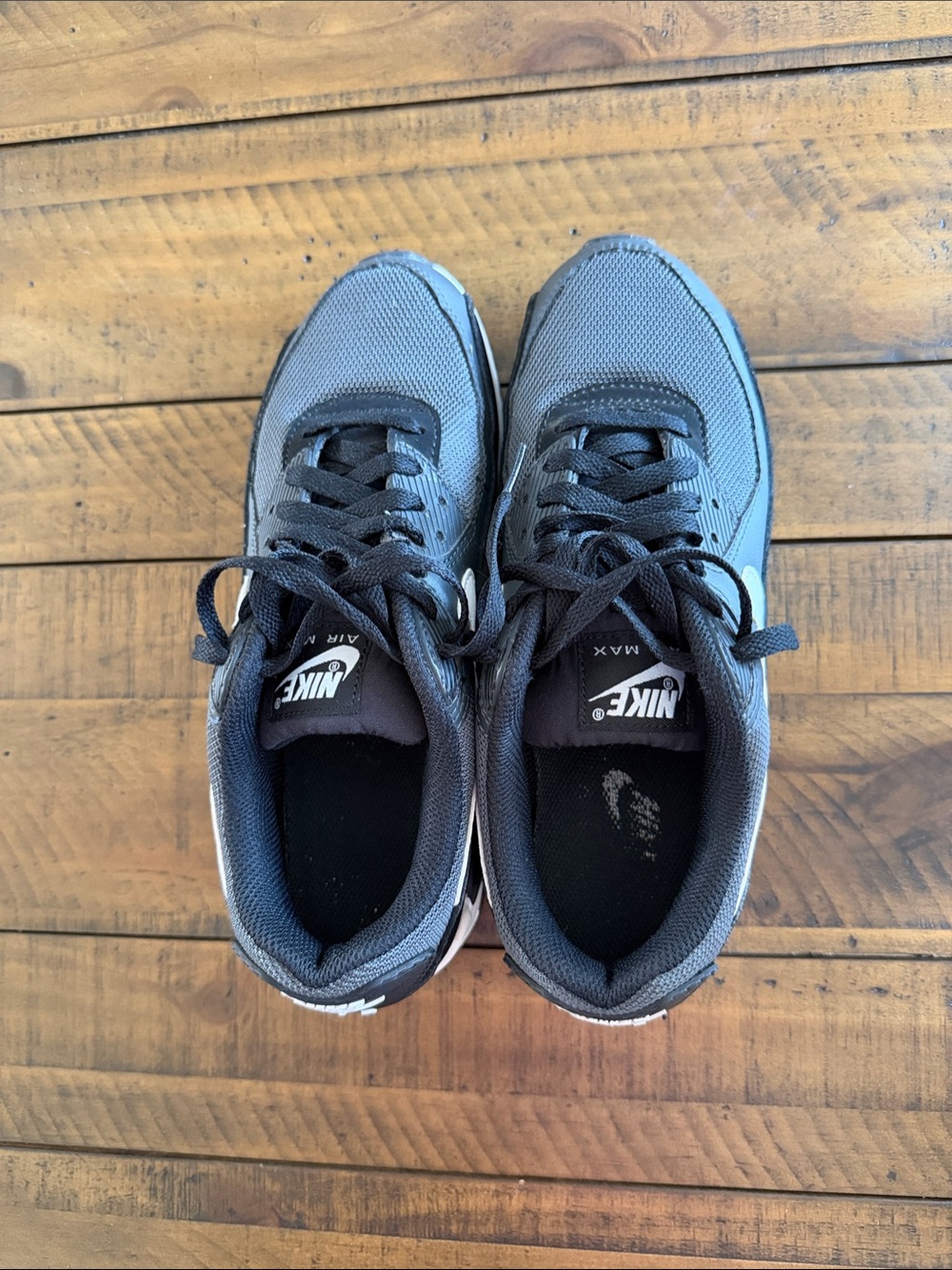 Nike Gray and Black Athletic Sneakers